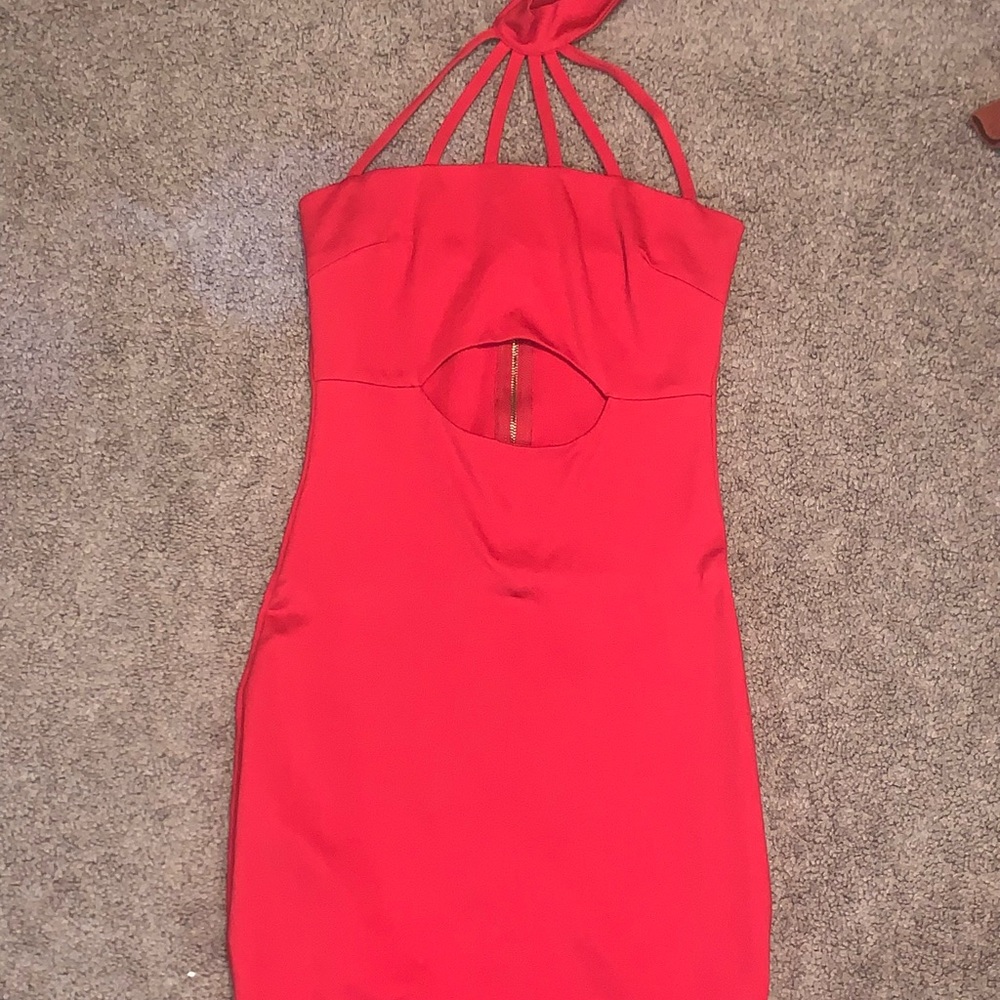 Keyhole front dress
